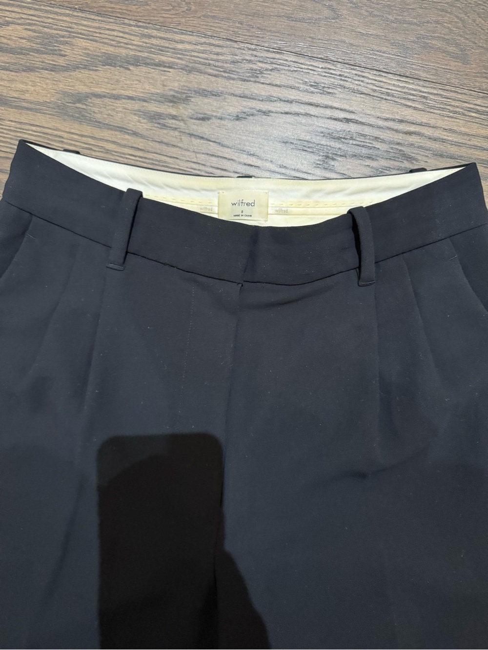 Wilfred Black High Waisted Effortless Pant - Picture 3 of 4